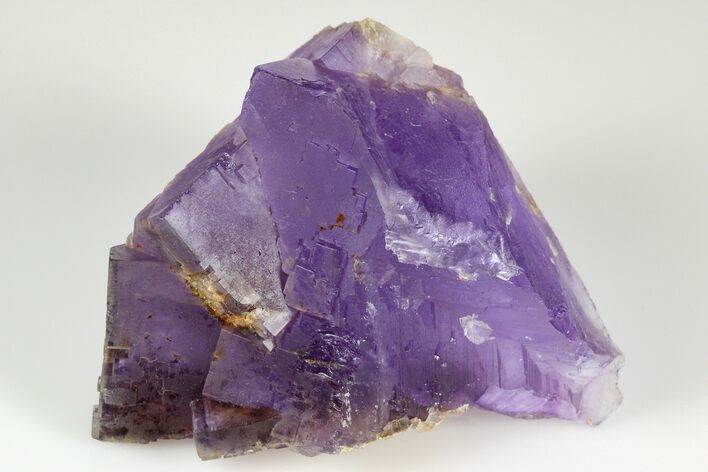 Purple, Cubic Fluorite Crystal Cluster - Berbes, Spain #183843
